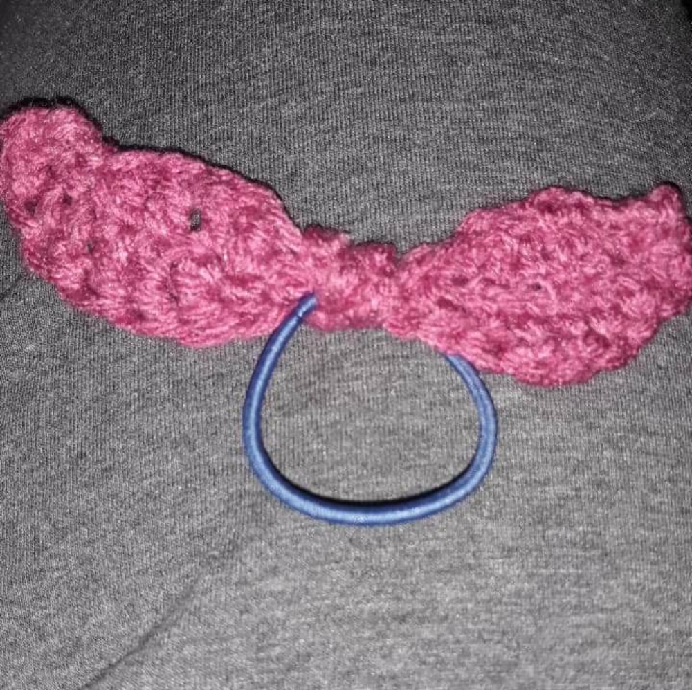 Hair Ties, Crochet, Hand made, 2 per pack.